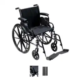 Walmart Drive Medical Cruiser lll 16 Inch Flip Back Detachable Full Arms 1 per Case offer