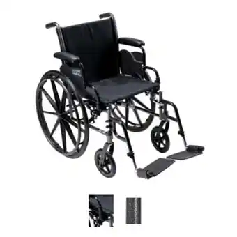 Walmart Drive Medical Cruiser lll 16 Inch Flip Back Detachable Full Arms 1 per Case offer