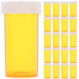 Walmart Himition 25pcs Empty Medicine Bottle 8-dram Travel Medicine Container Protective Medicine Holder offer