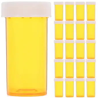 Walmart Himition 25pcs Empty Medicine Bottle 8-dram Travel Medicine Container Protective Medicine Holder offer