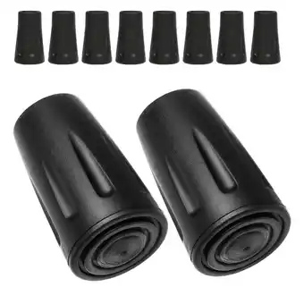 Walmart 10 Pcs Replacement Cane Tips Anti-slip Foot Covers for Walking Sticks Elder offer