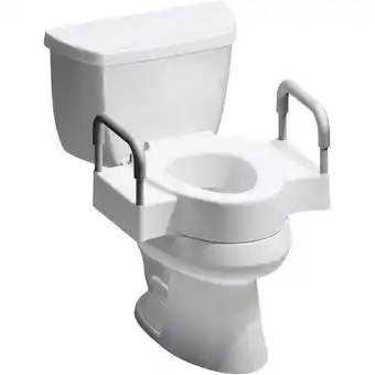 Walmart Clean Shield Round Polypropylene Toilet Riser, White offer