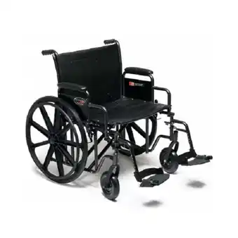 Walmart 22 x 18 in. Detachable Desk Arm Wheel Chair with Elevating Legrest, Black offer