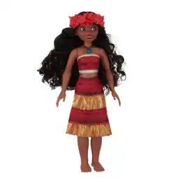 Walmart Disney Princess Musical Moana Doll with Necklace, Sings How Far I'll Go offer