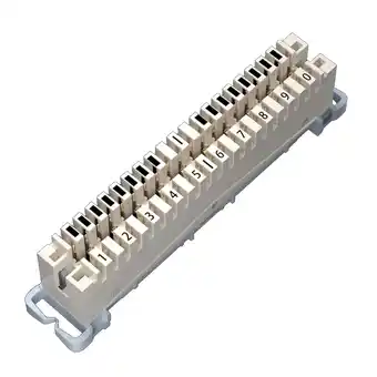 Walmart lanema krone Article Voice Line Silver-plated Copper 10 Pairs Telephone Terminal Block offer