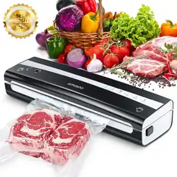 Walmart Vacuum Sealer Machine with Dry & Moist Food Modes & LED Indicator Lights & Starter Kit (Black) offer