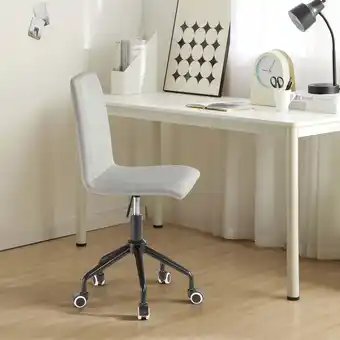 Walmart Urban Shop Rolling Linen Swivel Office Chair, Multiple Colors offer
