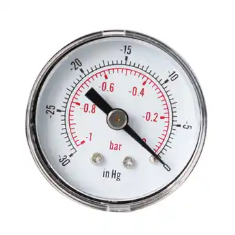 Walmart lanema Compact Vacuum Pressure Gauge 1/8 BSPT Thread Dial Type Pressure Gauge Manometer offer