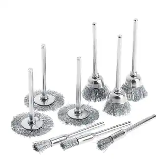 Walmart lanema 9 Steel Brush Wire Wheel Brushes Die Grinder Rotary Electric Tool for Engraver offer