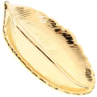 Walmart Gold Leaf Tray Makeup Storage Organizer Gold Tray Golden offer