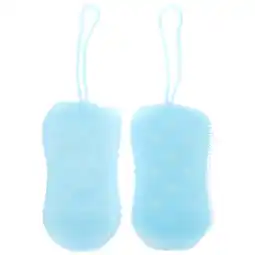 Walmart 2 Pcs Facial Cleansing Brush Exfoliation Manual Silicon Skincare Bathroom Sponges offer