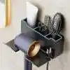 Walmart Hair Dryer No Drilling Wall Mount Hair Dryer Wall No Drilling Hair Dryer With 3 Storage Compartments offer
