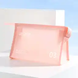 Walmart New Jelly Series Cosmetic Bag Pvc Water Proof Storage Bag Cosmetic Bag Solid Color Cosmetic Bag offer