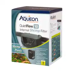 Walmart Aqueon QuietFlow Internal Shrimp Filter 10 Gallons offer