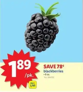 Lidl Blackberries offer