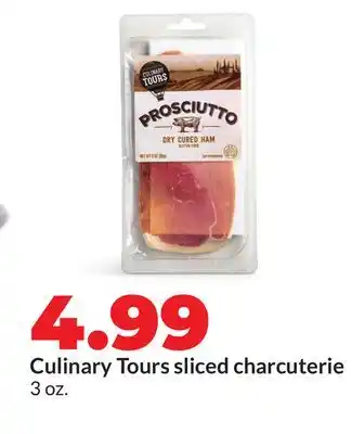 Hy-Vee Culinary Tours sliced charcuterie offer