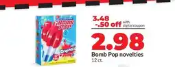 Hy-Vee Bomb Pop novelties offer