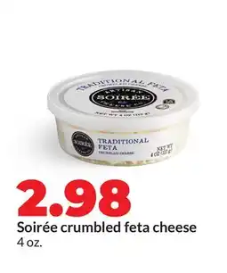 Hy-Vee Soirée crumbled feta cheese offer