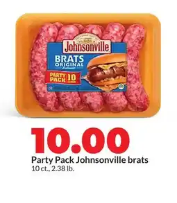 Hy-Vee Party Pack Johnsonville brats offer