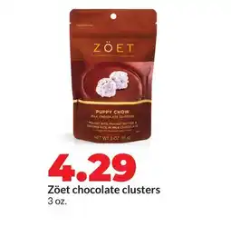 Hy-Vee Zöet chocolate clusters offer