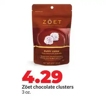 Hy-Vee Zöet chocolate clusters offer