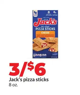Hy-Vee Jack's pizza sticks offer
