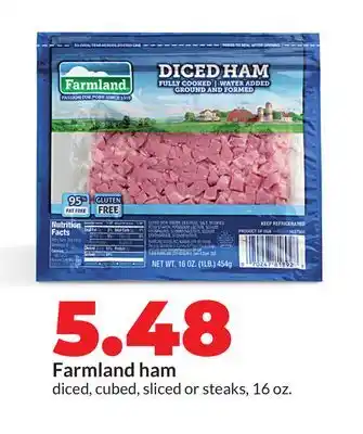 Hy-Vee Farmland ham offer