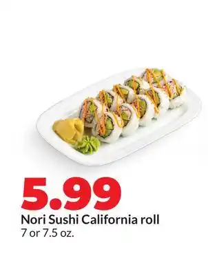 Hy-Vee Nori Sushi California roll offer