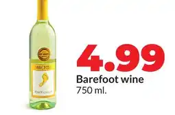Hy-Vee Barefoot wine offer