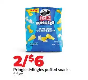 Hy-Vee Pringles Mingles puffed snacks offer