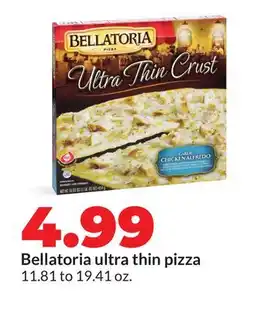 Hy-Vee Bellatoria ultra thin pizza offer