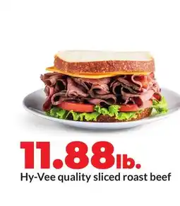 Hy-Vee Hy-Vee quality sliced roast beef offer