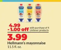 Hy-Vee Hellmann's mayonnaise offer