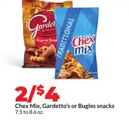 Hy-Vee Chex Mix, Gardetto's or Bugles snacks offer