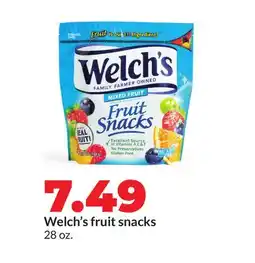 Hy-Vee Welch's fruit snacks offer