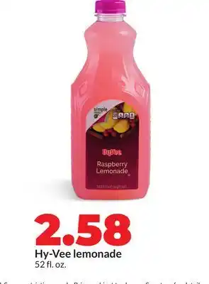 Hy-Vee Hy-Vee lemonade offer