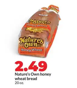 Hy-Vee Nature's Own honey wheat bread offer