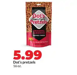 Hy-Vee Dot's pretzels offer