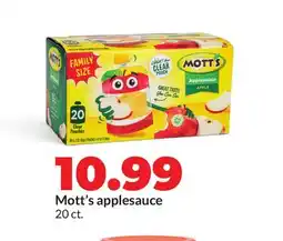 Hy-Vee Mott's applesauce offer