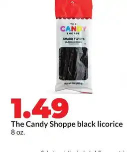 Hy-Vee The Candy Shoppe black licorice offer