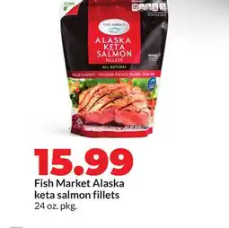 Hy-Vee Fish Market Alaska keta salmon fillets offer