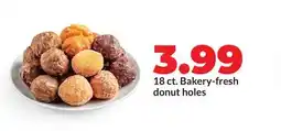 Hy-Vee 18 ct. Bakery-fresh donut holes offer