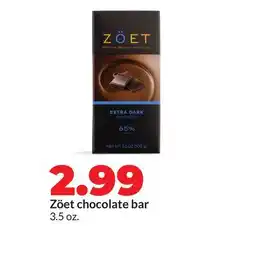 Hy-Vee Zöet chocolate bar offer