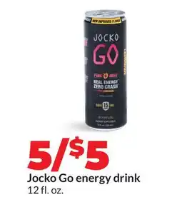 Hy-Vee Jocko Go energy drink offer