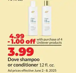 Hy-Vee Dove Men + Care Deodorant offer