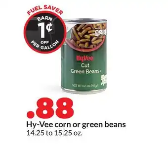 Hy-Vee Hy-Vee corn or green beans offer