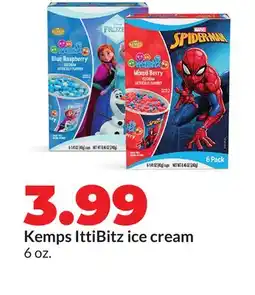 Hy-Vee Kemps IttiBitz ice cream offer