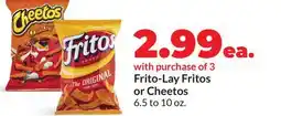 Hy-Vee Frito-Lay Fritos or Cheetos offer