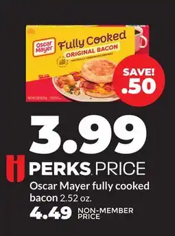 Hy-Vee Oscar Mayer fully cooked bacon offer