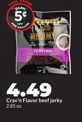 Hy-Vee Crav'n Flavor beef jerky offer
